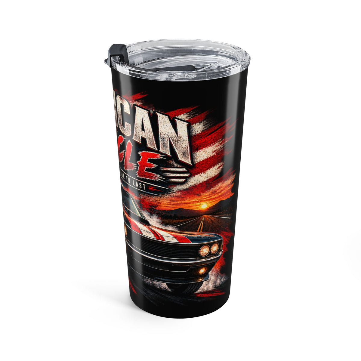 American Muscle 20oz Tumbler with Garage Life artwork by Print Gear