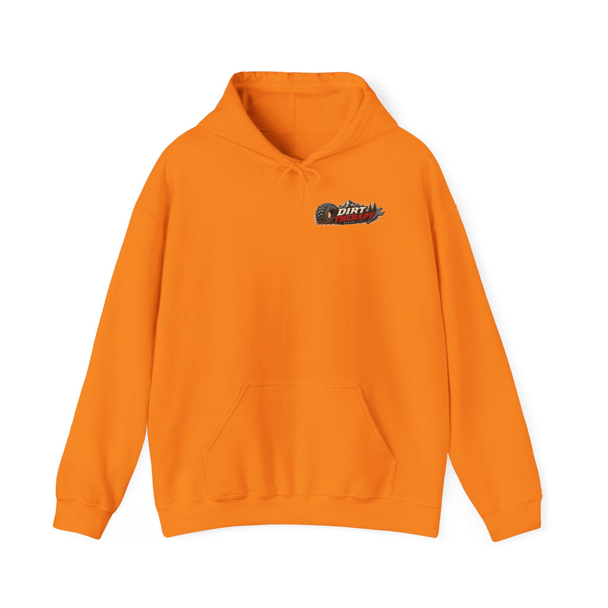 Dirt Therapy Hoodie with Garage Life artwork by Print Gear