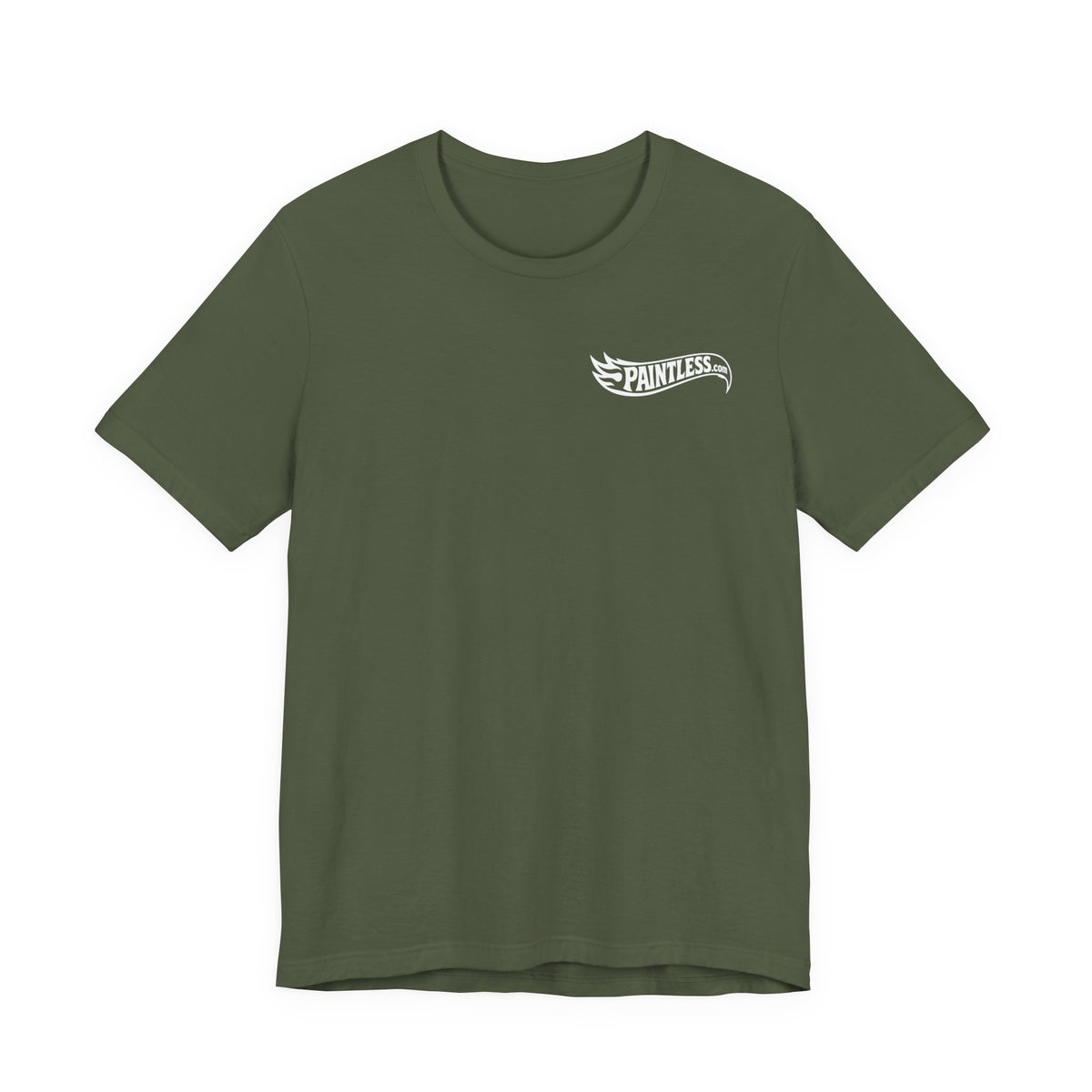 Paintless Green T-Shirt – PDR Culture, Bella+Canvas 3001 unisex tee