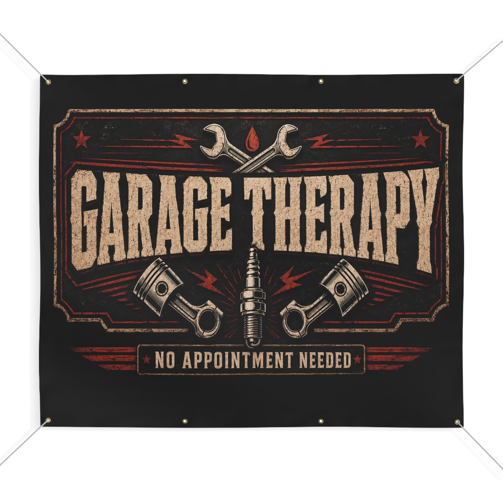 Garage Therapy Garage Banner