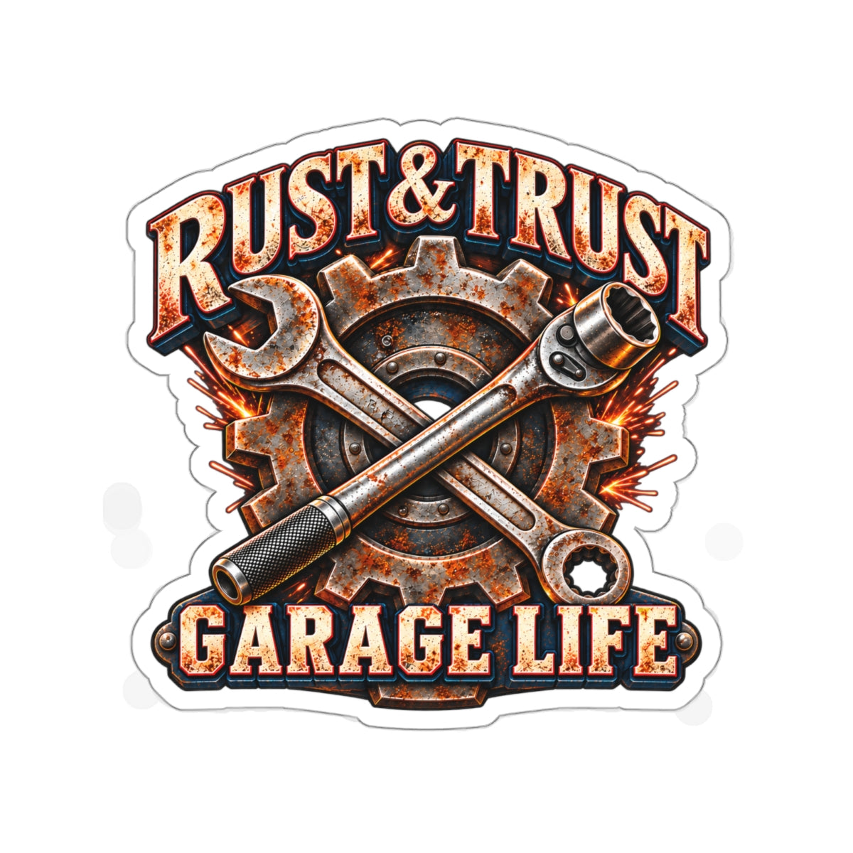 Rust & Trust Die-Cut Stickers 3