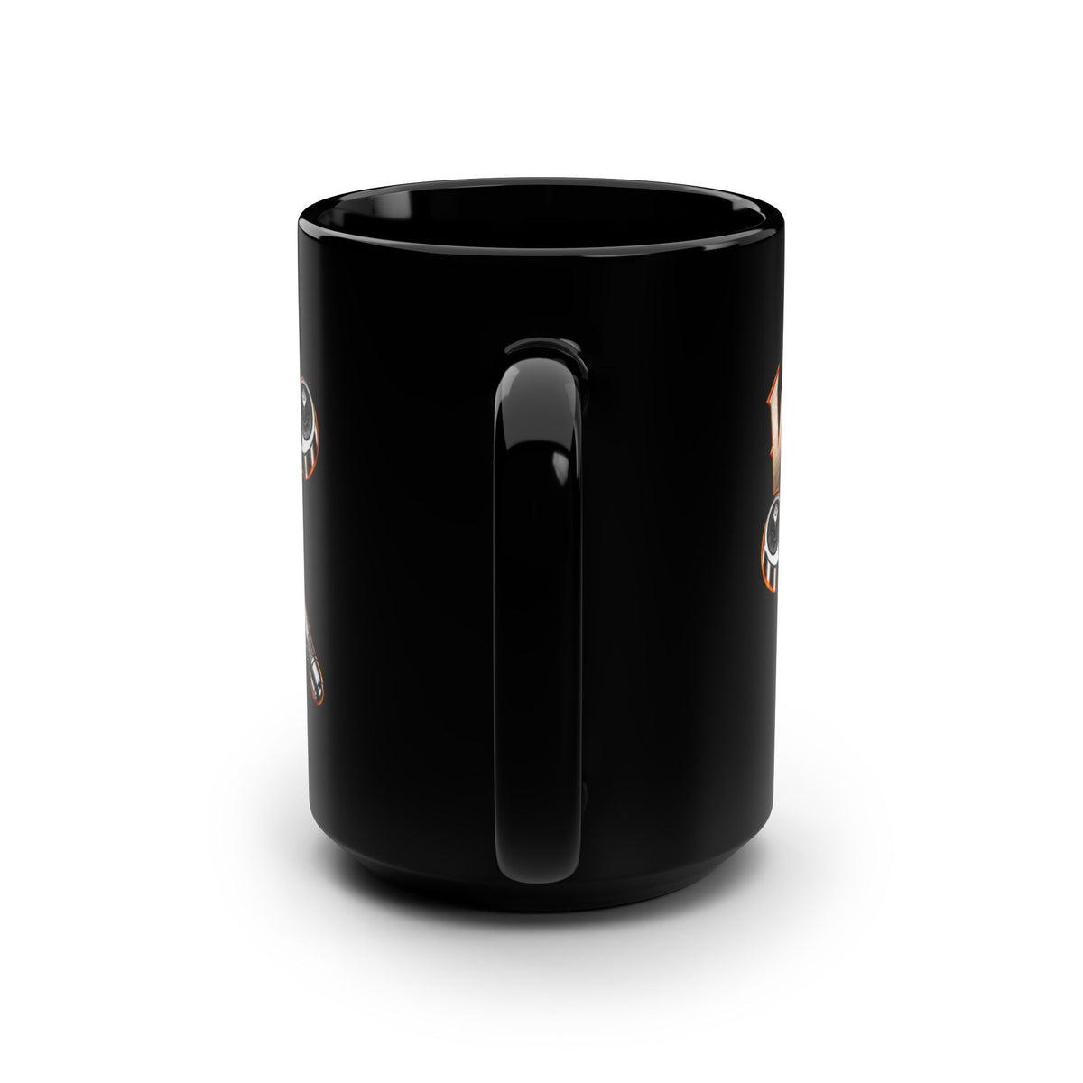 Wrench Mode Black Mug 15oz with Garage Life artwork by Print Gear
