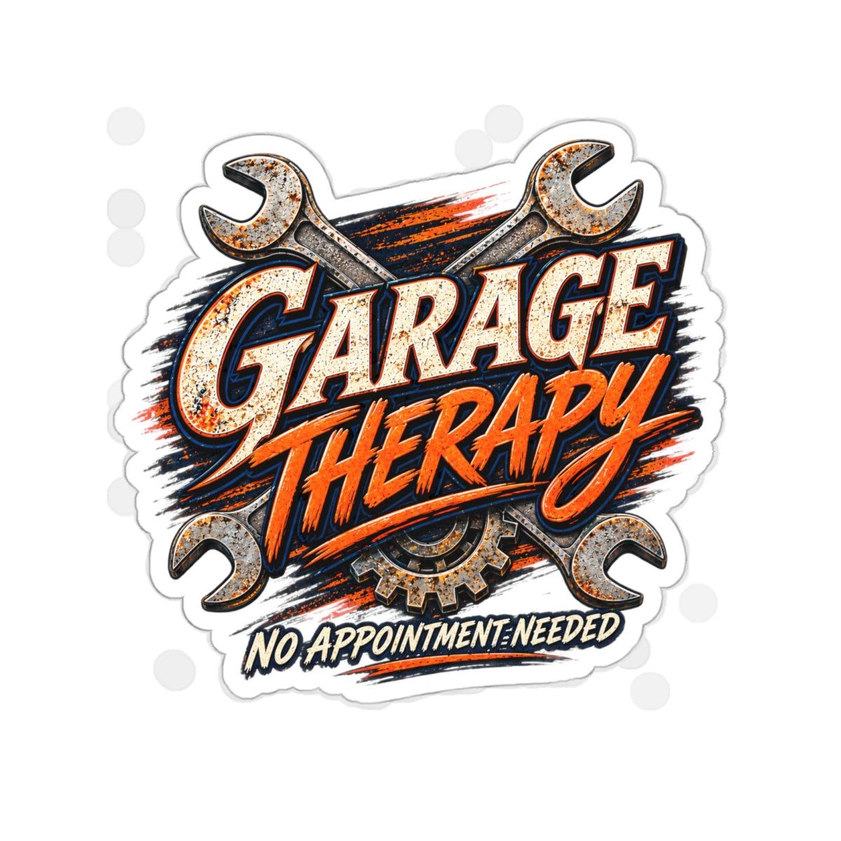 Garage Therapy Die-Cut Sticker 2