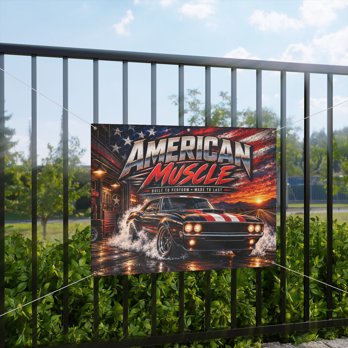 American Muscle Garage Banner