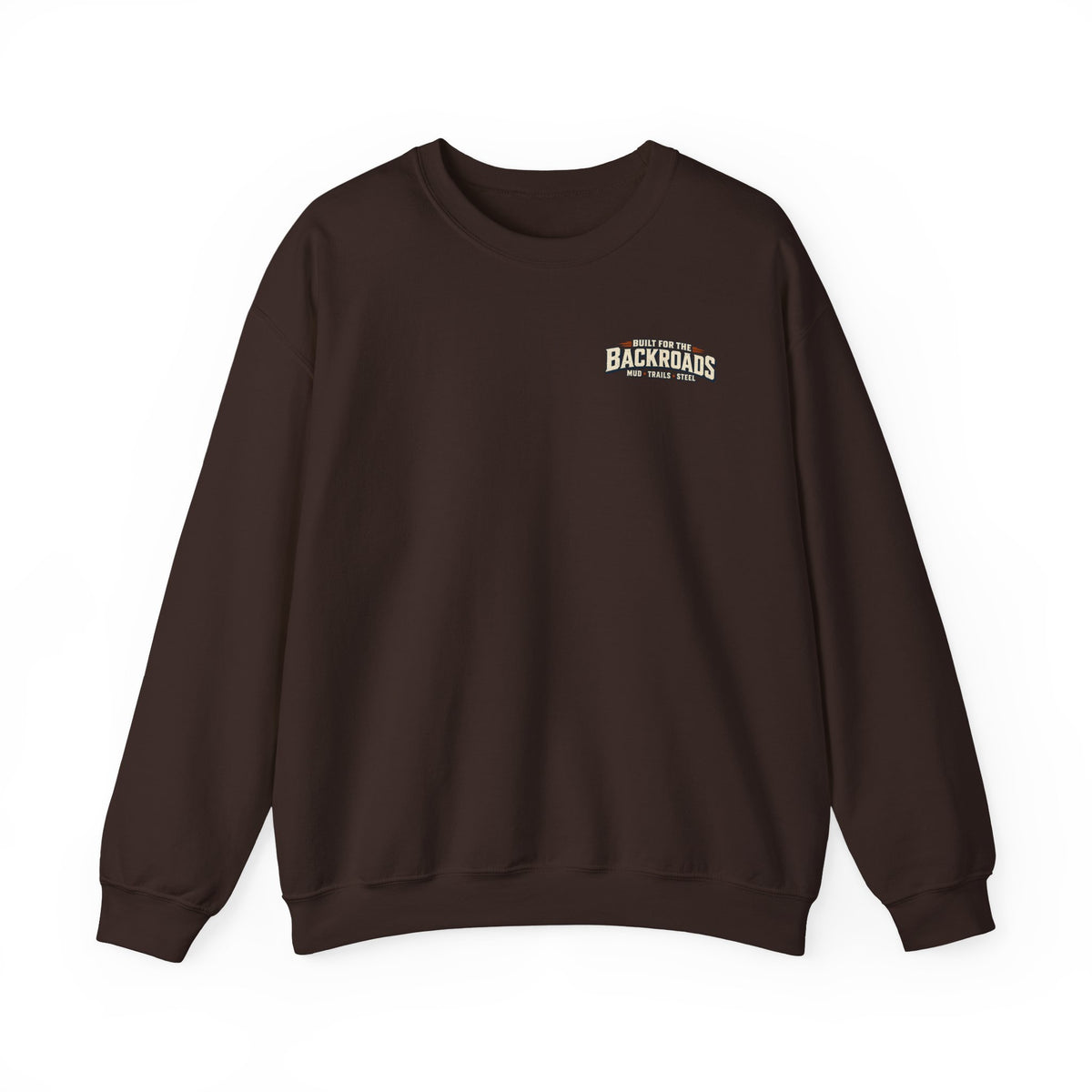 Built For The Backroads Crewneck with Garage Life artwork by Print Gear