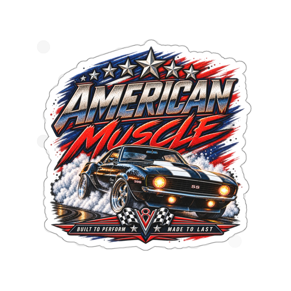Wench Muscle Sticker