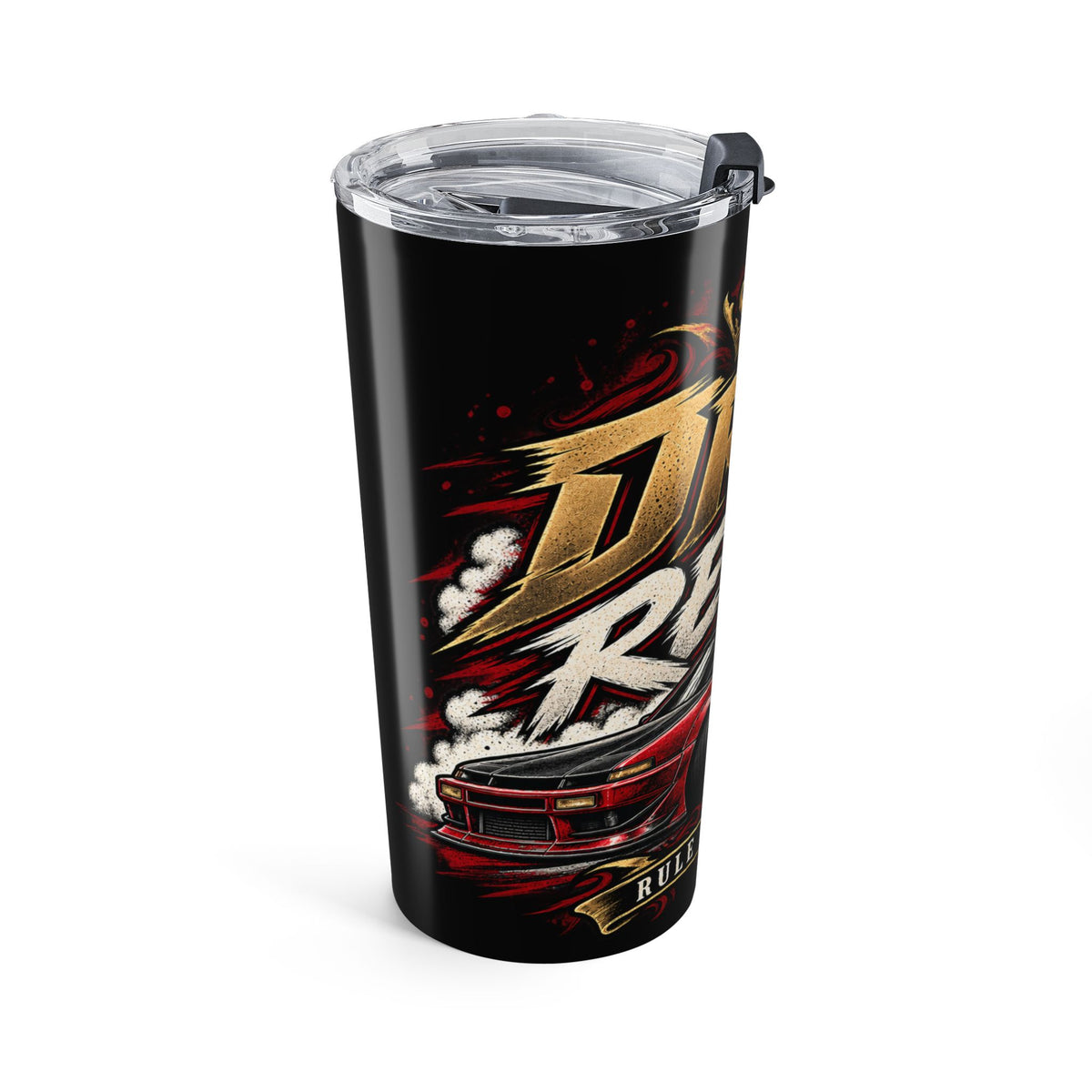 Drift Reign 20oz Tumbler with Garage Life artwork by Print Gear