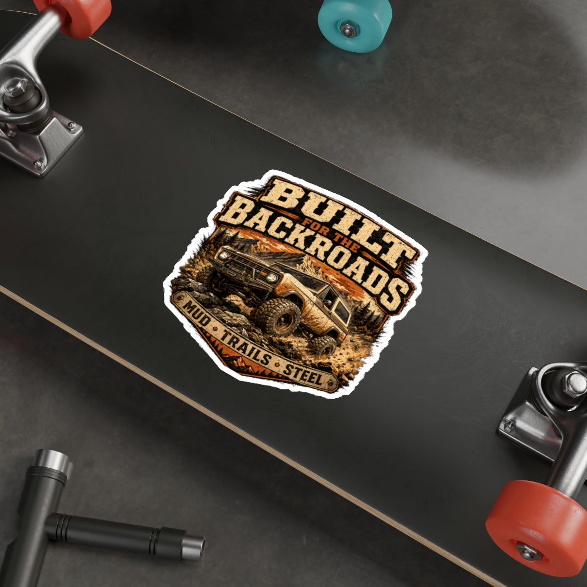 Built for the Backroads Sticker