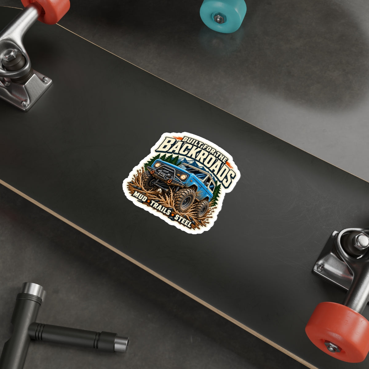 Built for the Backroads Sticker