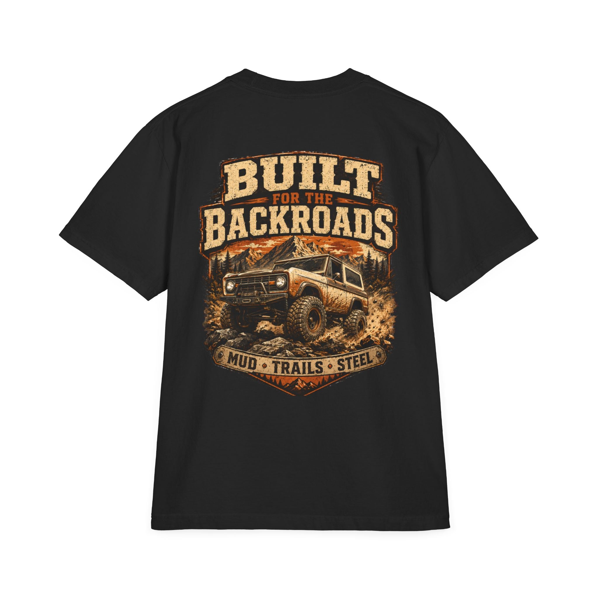 Built for the Backroads Premium Heavyweight T-Shirt