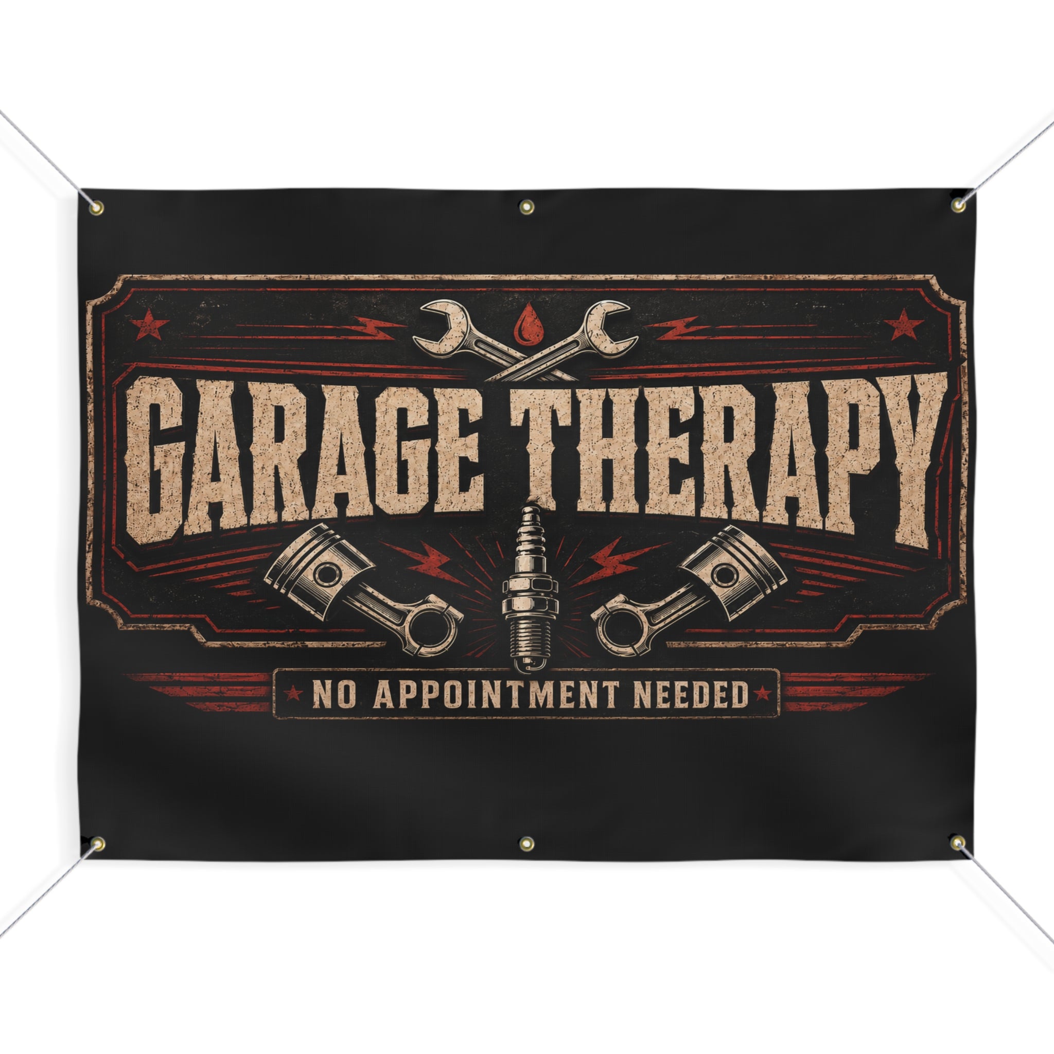 Garage Therapy Garage Banner