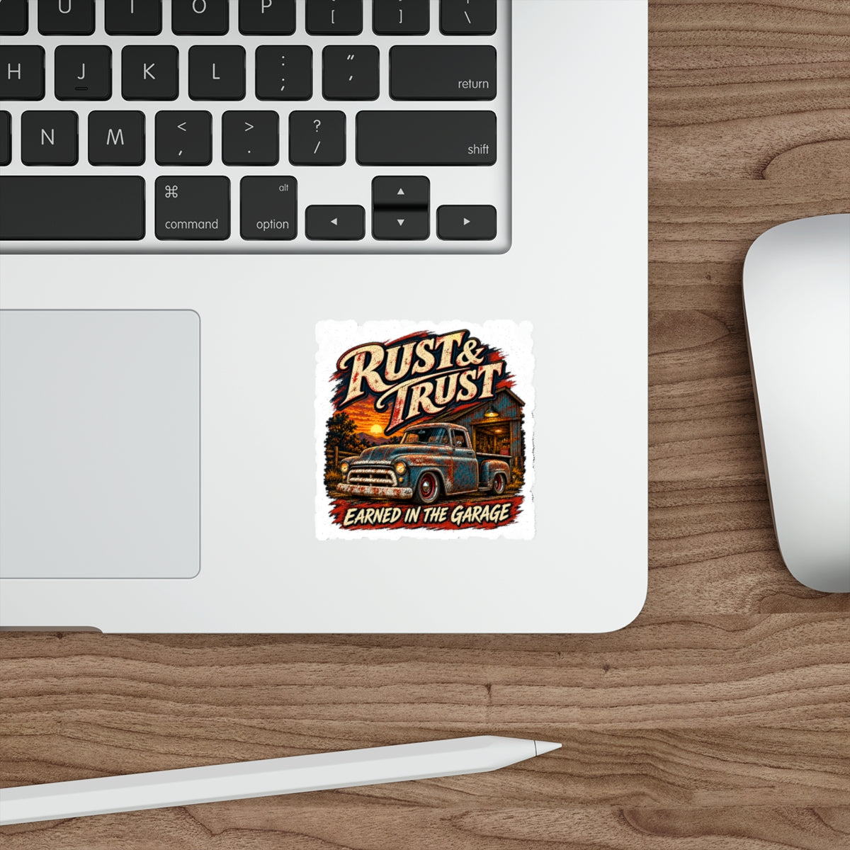 Rust & Trust Truck Sticker 1
