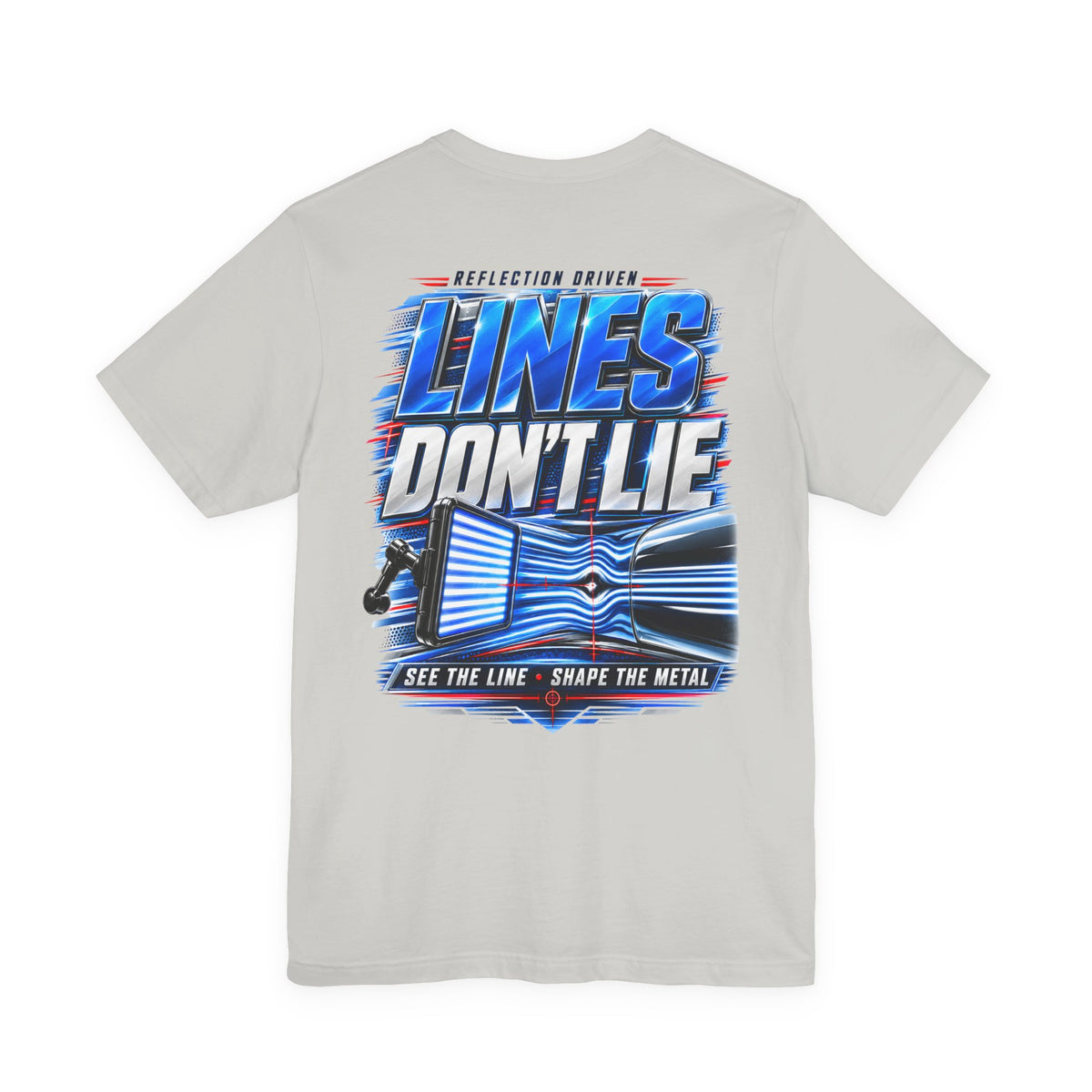 Lines Don't Lie T-Shirt – PDR Culture, Bella+Canvas 3001 unisex tee