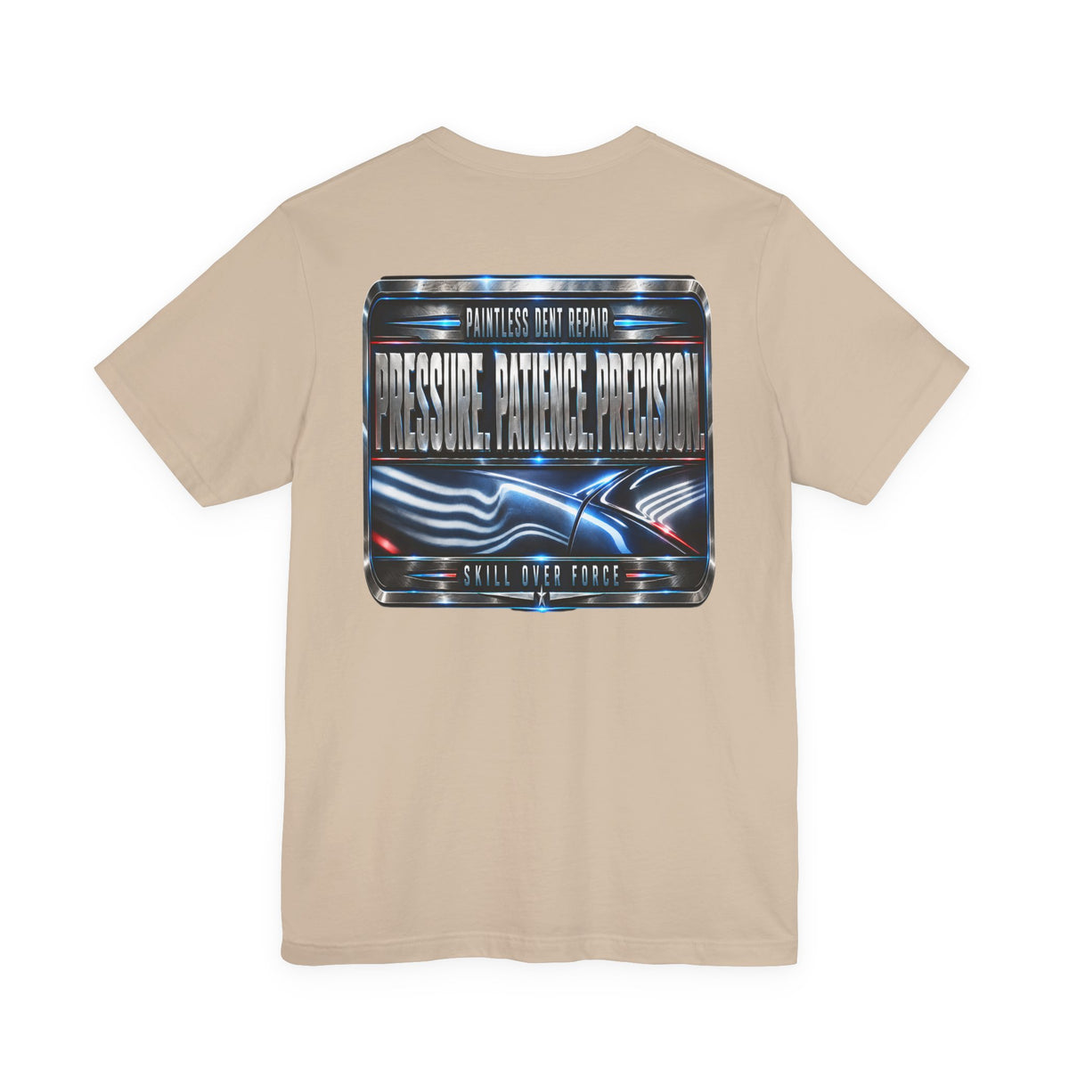 Pressure Patience Precision T-Shirt – PDR Culture, Bella+Canvas 3001 unisex tee