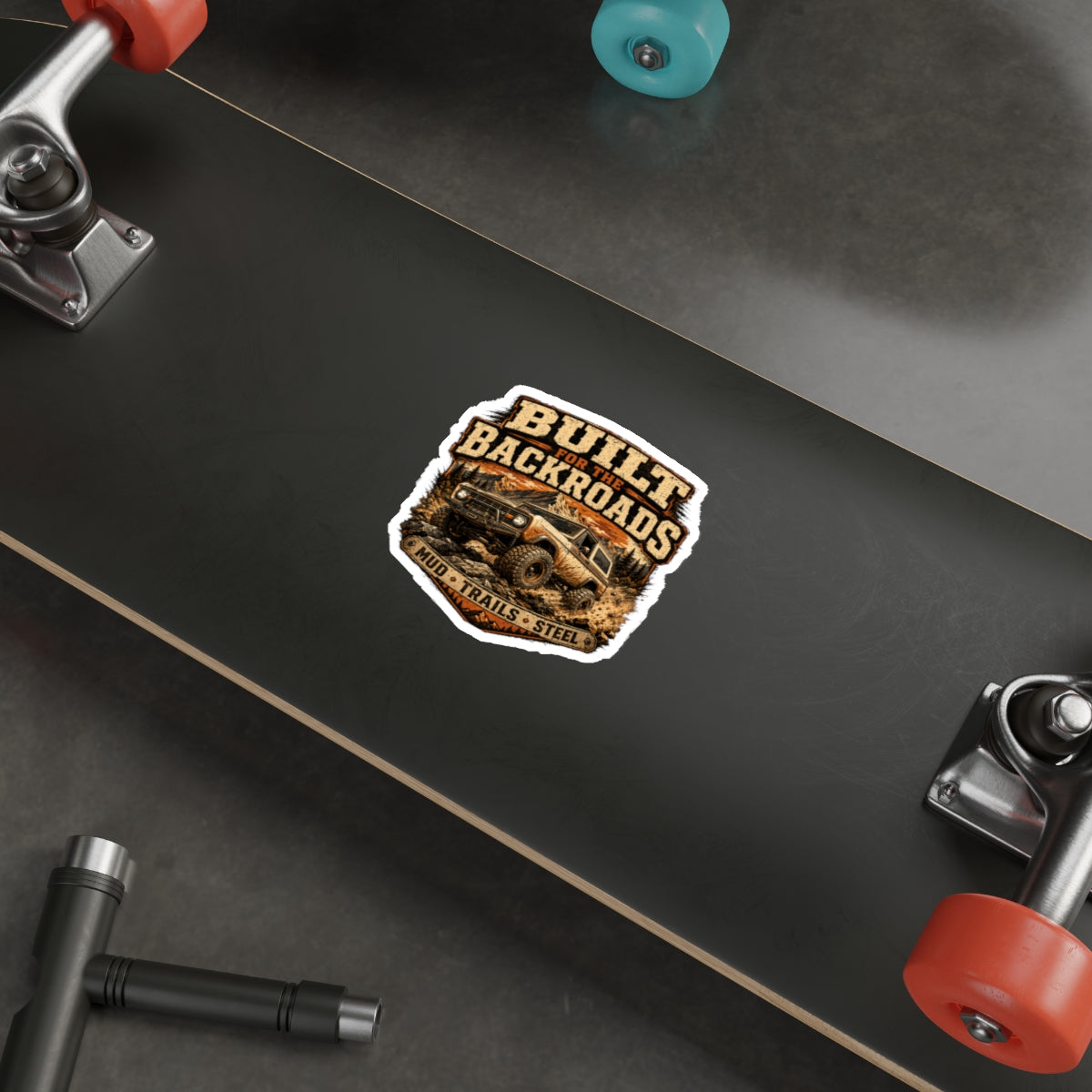 Built for the Backroads Sticker