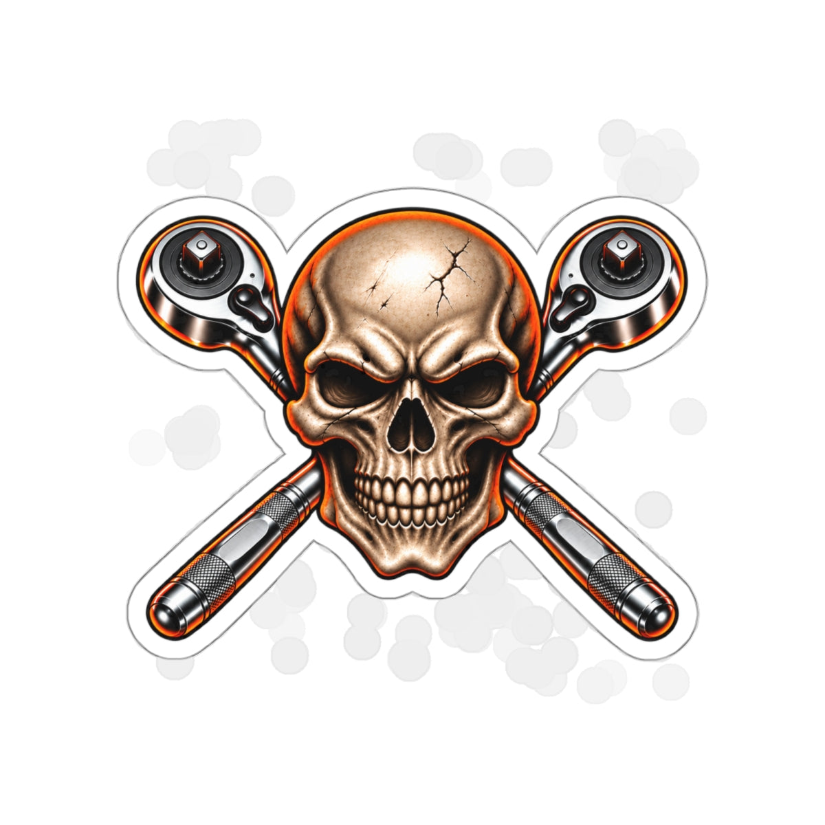 Wrench Mode Die-Cut Sticker 3 with Garage Life artwork by Print Gear