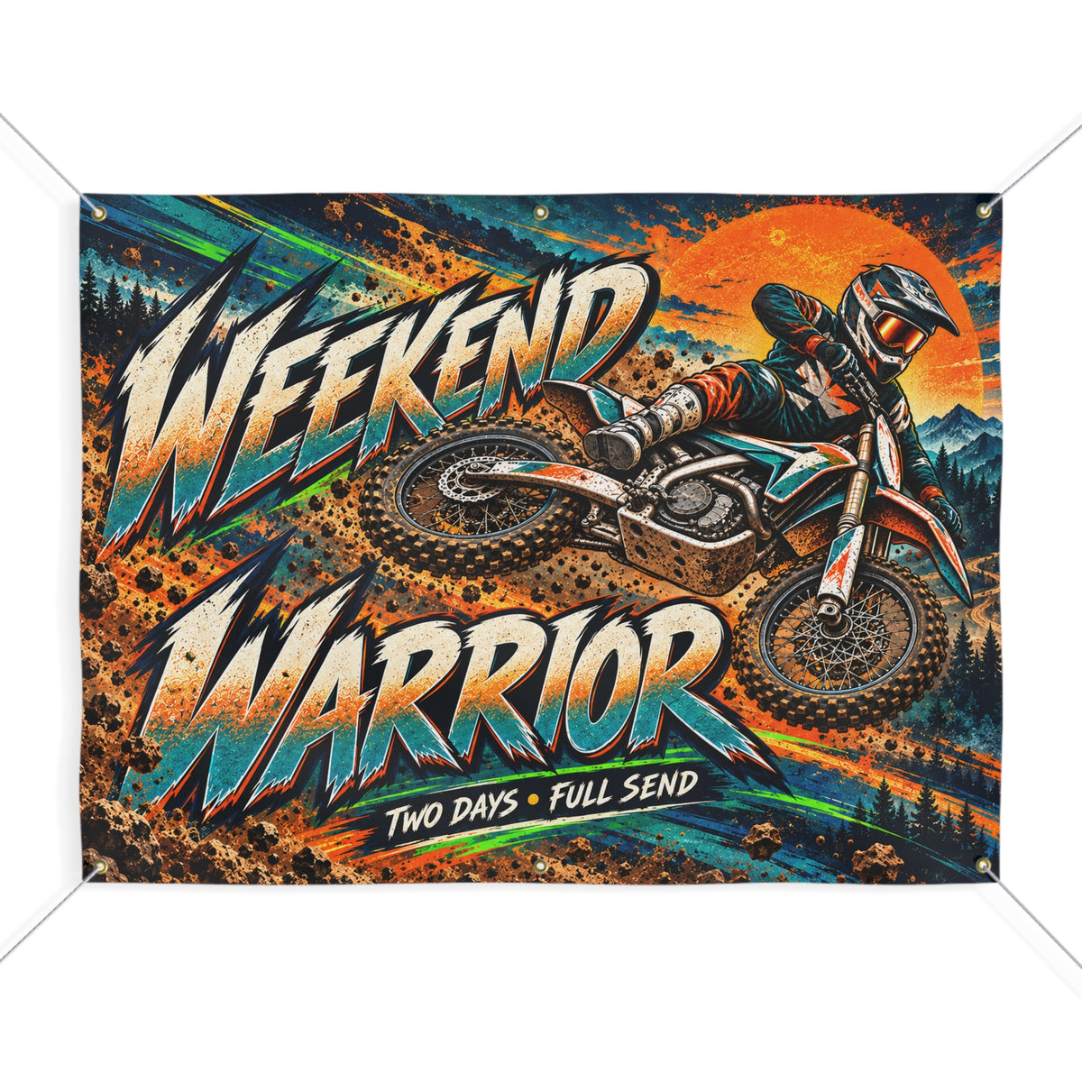 Weekend Warrior Garage Banner