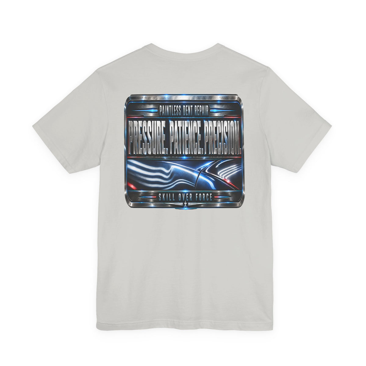 Pressure Patience Precision T-Shirt – PDR Culture, Bella+Canvas 3001 unisex tee
