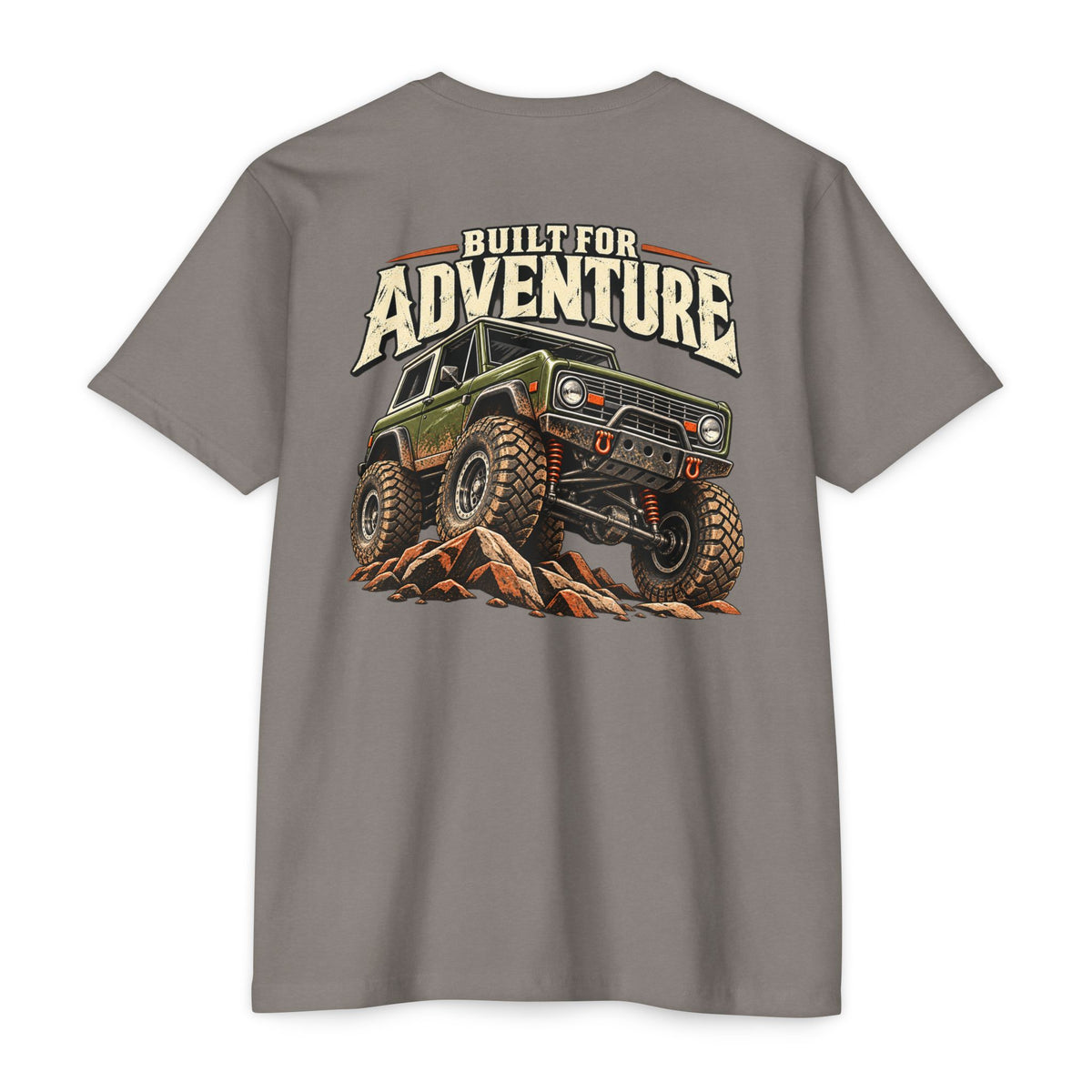 Built For Adventure T-Shirt with Garage Life artwork by Print Gear