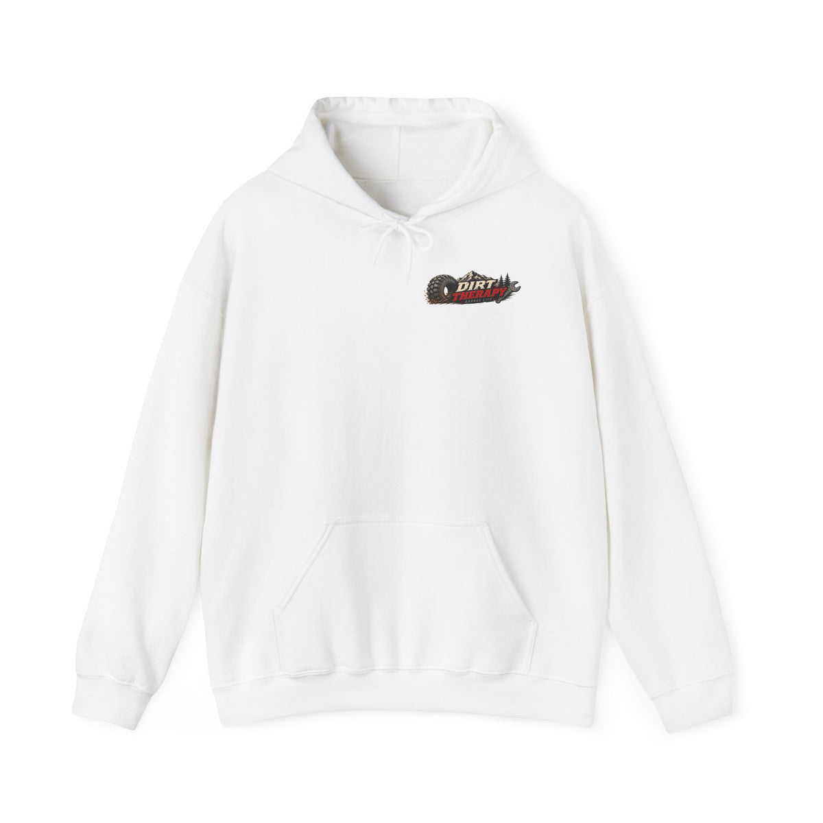 Dirt Therapy Hoodie with Garage Life artwork by Print Gear