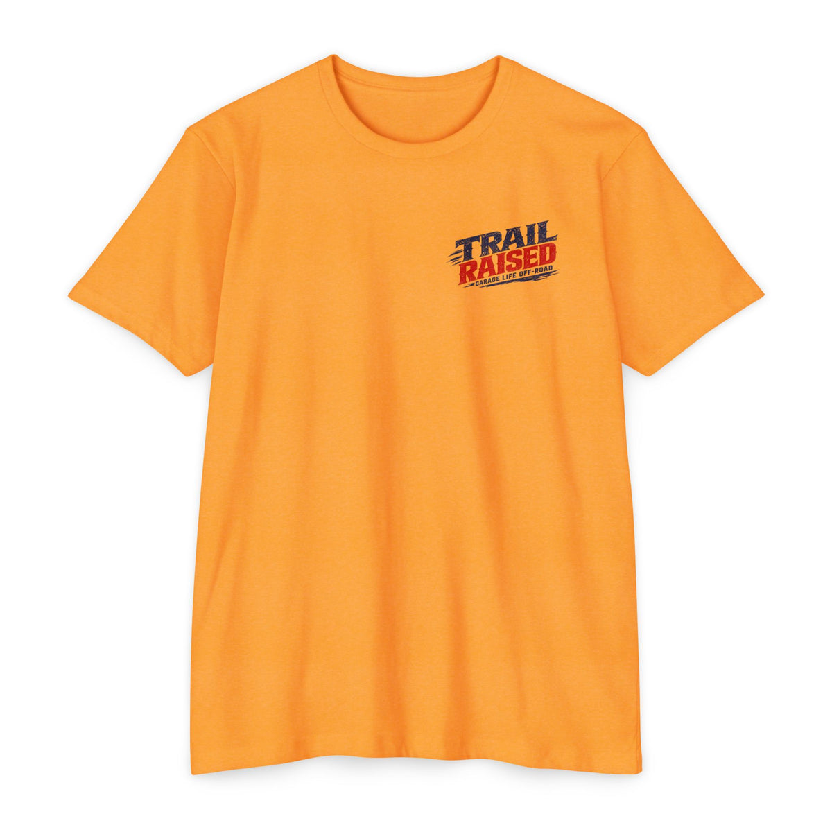 Trail Raised T-Shirt with Garage Life artwork by Print Gear