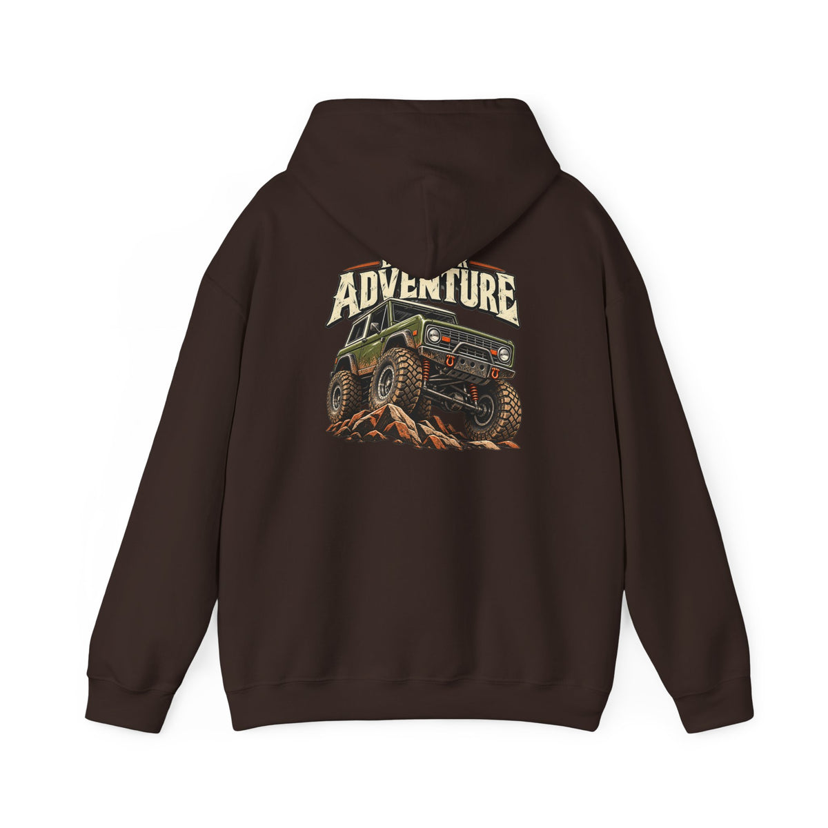 Built For Adventure Hoodie with Garage Life artwork by Print Gear