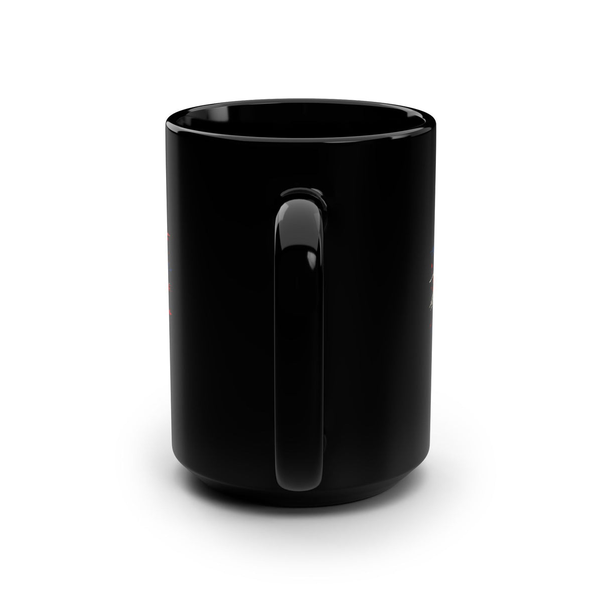 Built Not Bought Black Mug 15oz with Garage Life artwork by Print Gear