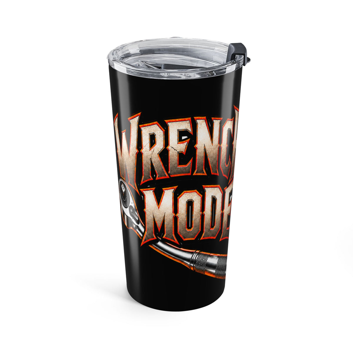 Wrench Mode 20oz Tumbler with Garage Life artwork by Print Gear