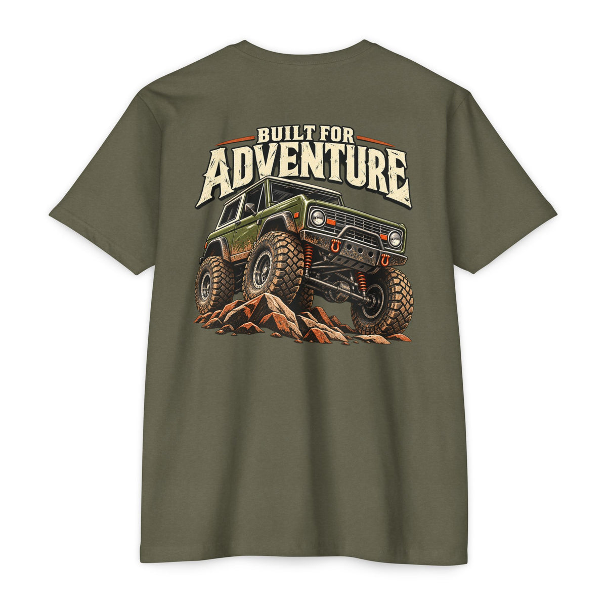 Built For Adventure T-Shirt with Garage Life artwork by Print Gear