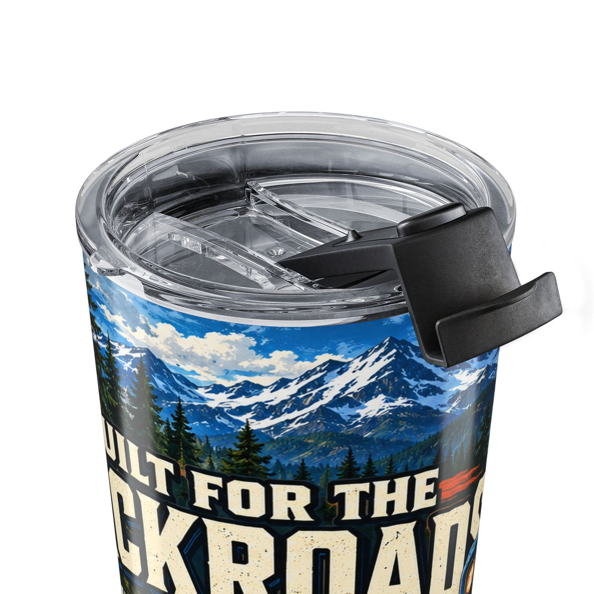 Built For The Backroads 20oz Tumbler with Garage Life artwork by Print Gear