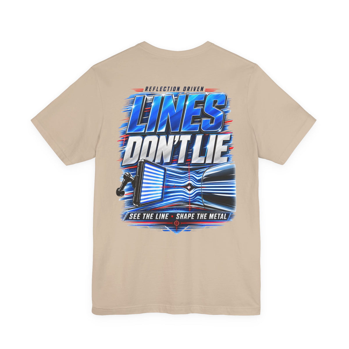 Lines Don't Lie T-Shirt – PDR Culture, Bella+Canvas 3001 unisex tee