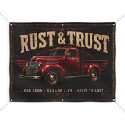 Rust & Trust Garage Banner