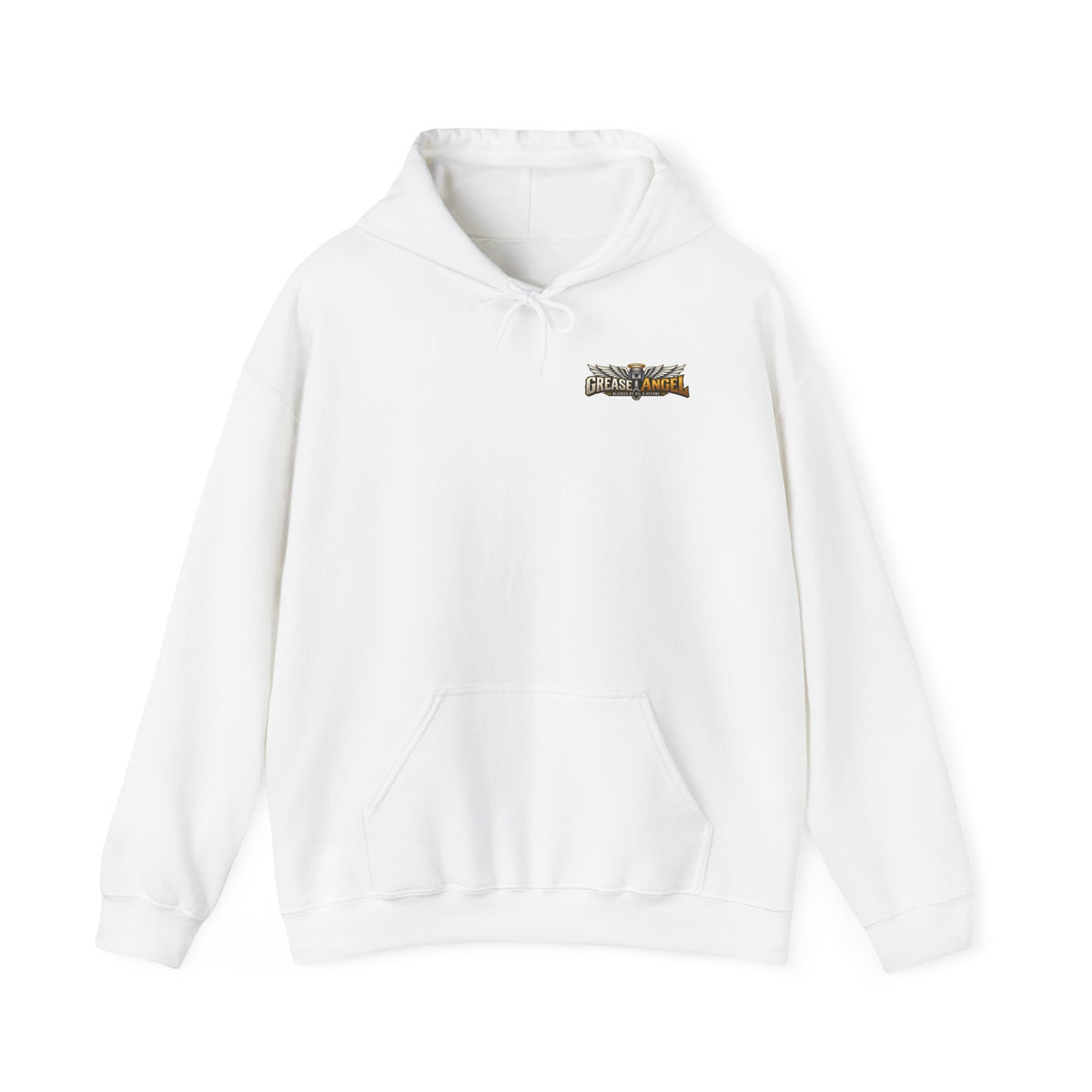 Grease Angel Hoodie with Garage Life artwork by Print Gear