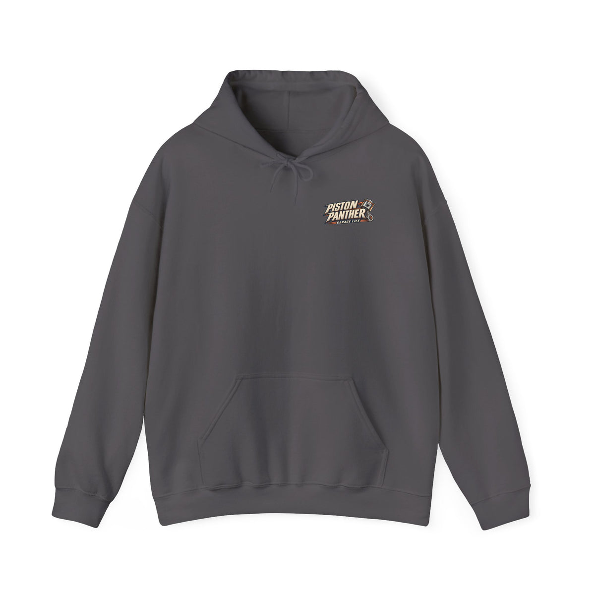 Piston Panther Hoodie with Garage Life artwork by Print Gear