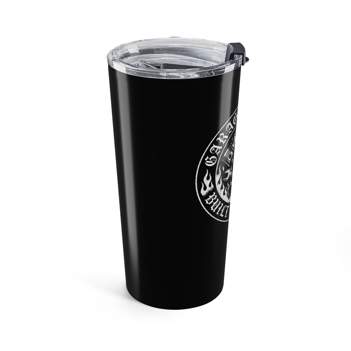 Built For Speed 20oz Tumbler with Garage Life artwork by Print Gear
