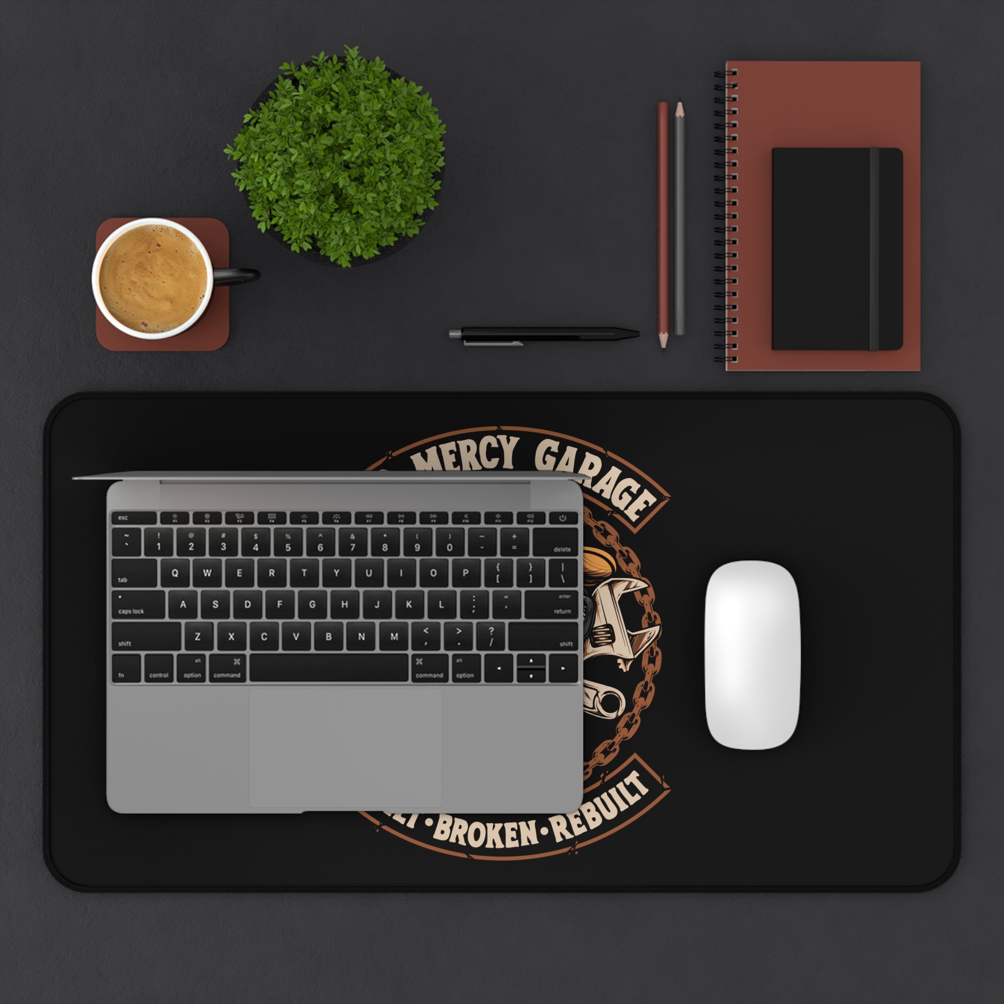 No Mercy Garage Desk Mat