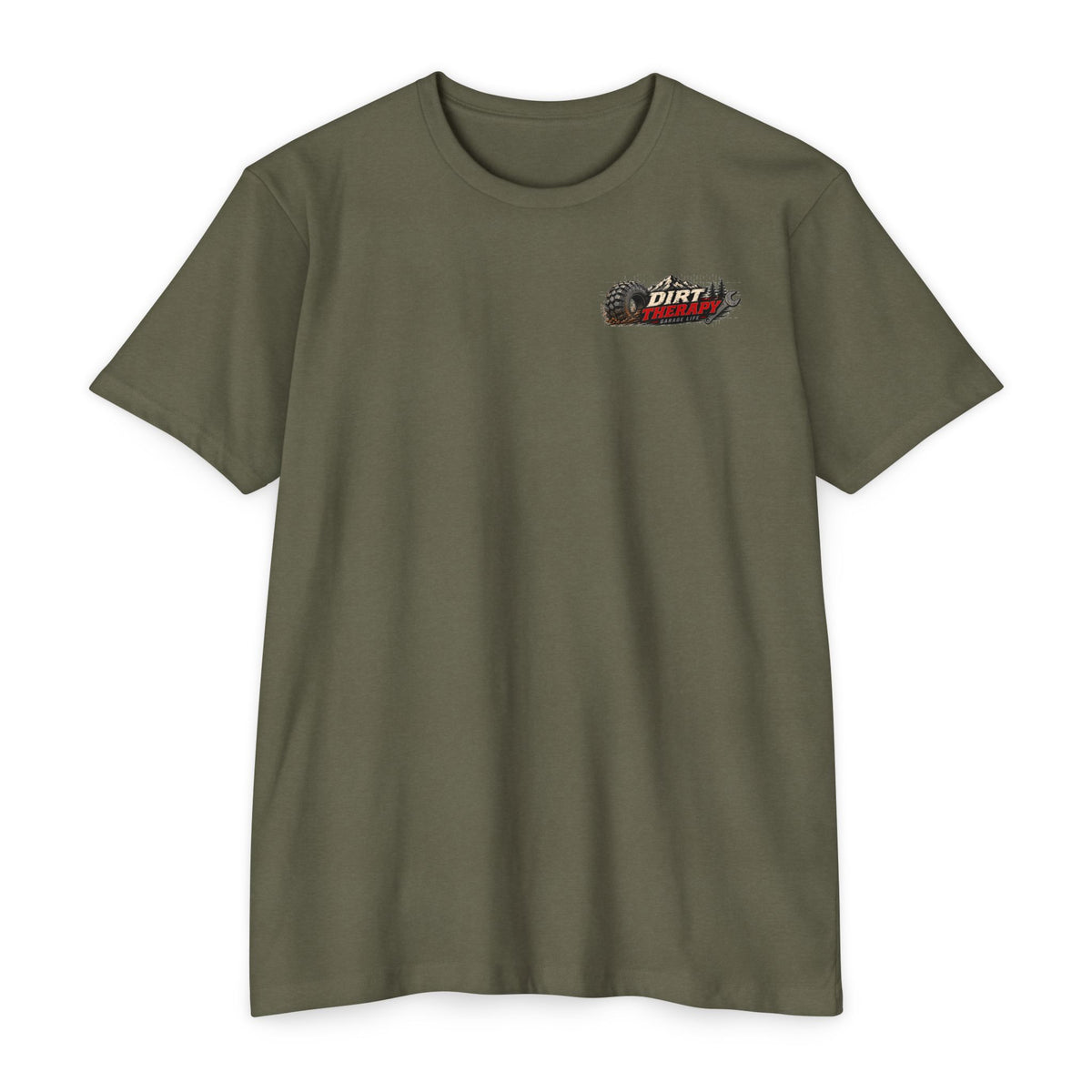 Dirt Therapy T-Shirt with Garage Life artwork by Print Gear