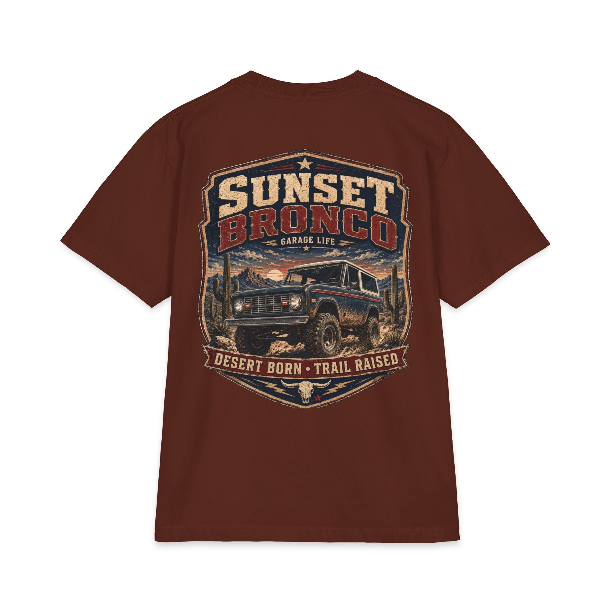 Sunset Bronco Premium Heavyweight T-Shirt