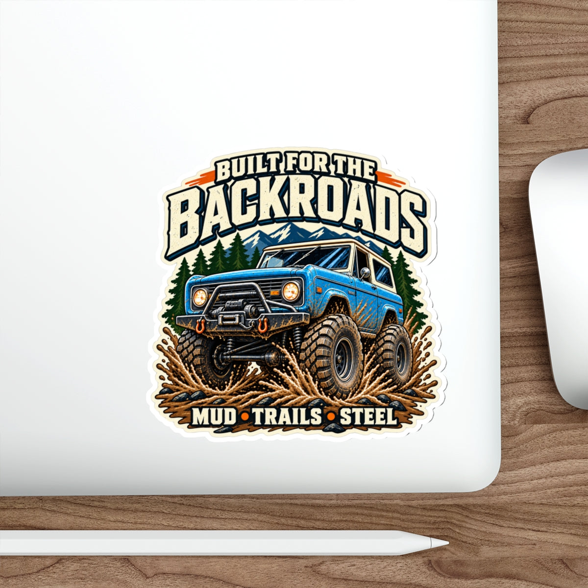 Built for the Backroads Sticker