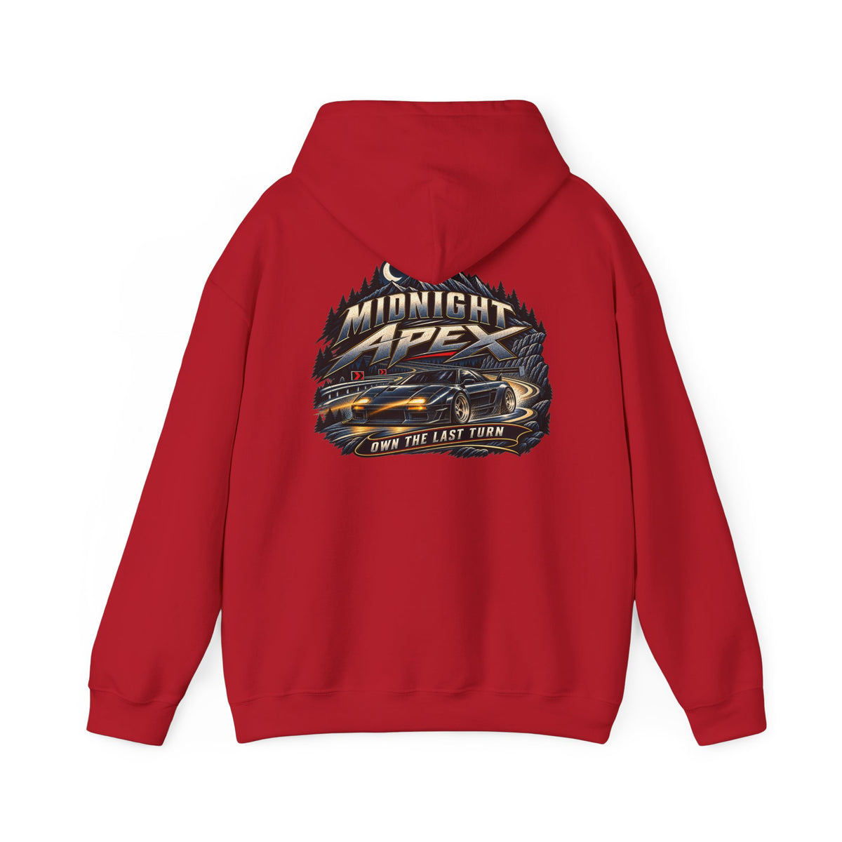 Midnight Apex Hoodie with Garage Life artwork by Print Gear