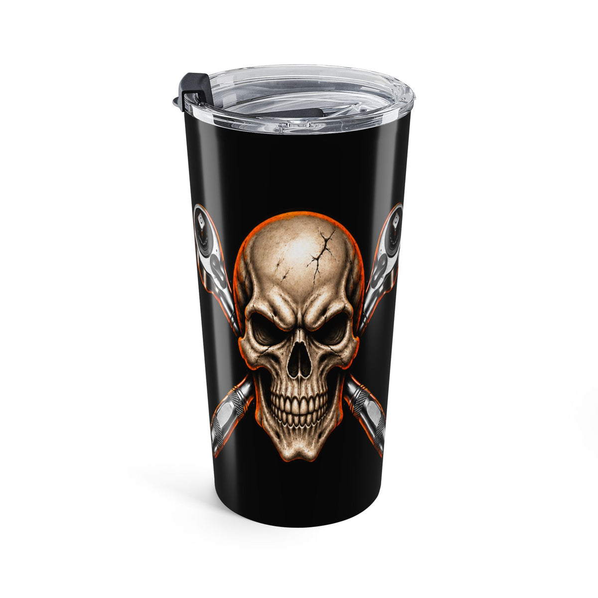 Wrench Mode 20oz Tumbler with Garage Life artwork by Print Gear