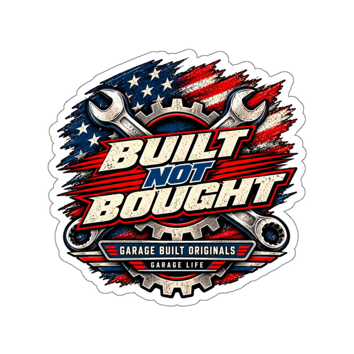 Built Not Bought Car Sticker