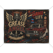 Grease Angel Garage Banner