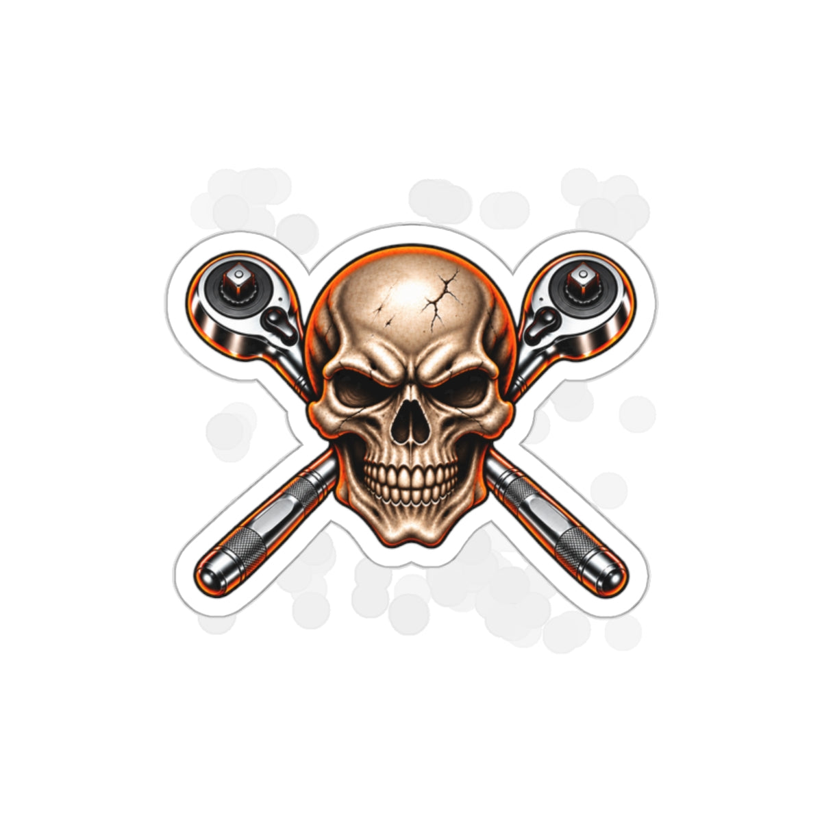 Wrench Mode Die-Cut Sticker 3 with Garage Life artwork by Print Gear