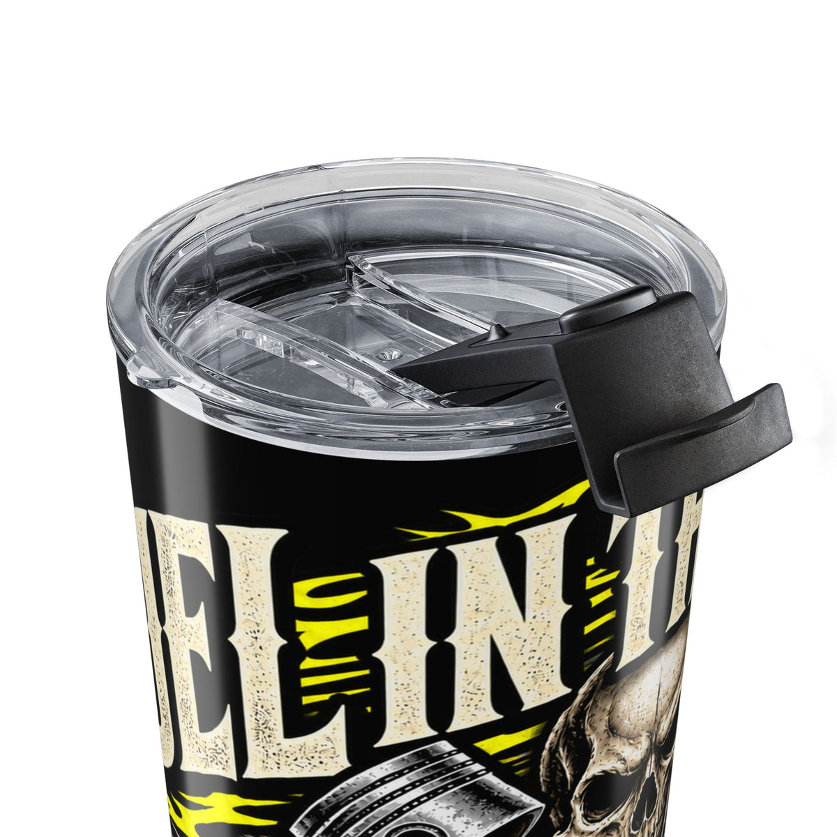 Fuel In The Veins 20oz Tumbler with Garage Life artwork by Print Gear