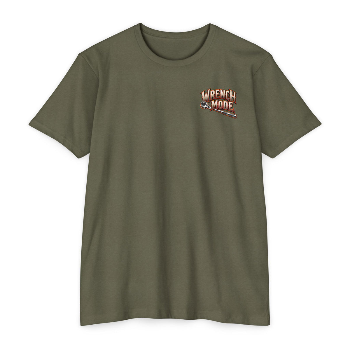 Wrench Mode T-Shirt with Garage Life artwork by Print Gear