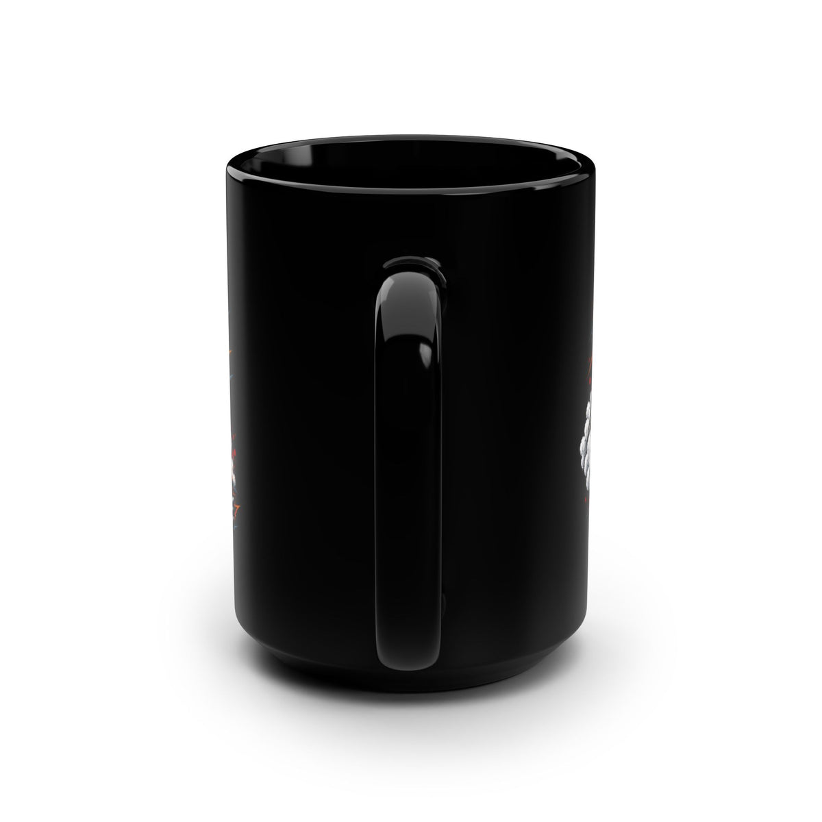 Born To Slide Black Mug 15oz with Garage Life artwork by Print Gear