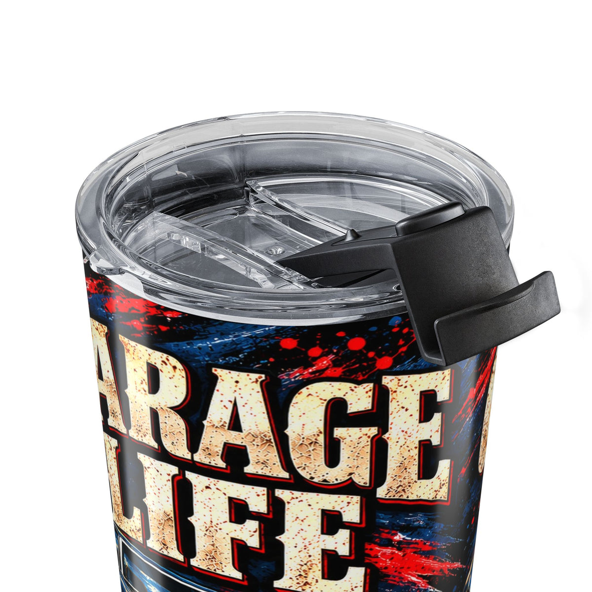 Legends Don't Rust 20oz Tumbler with Garage Life artwork by Print Gear