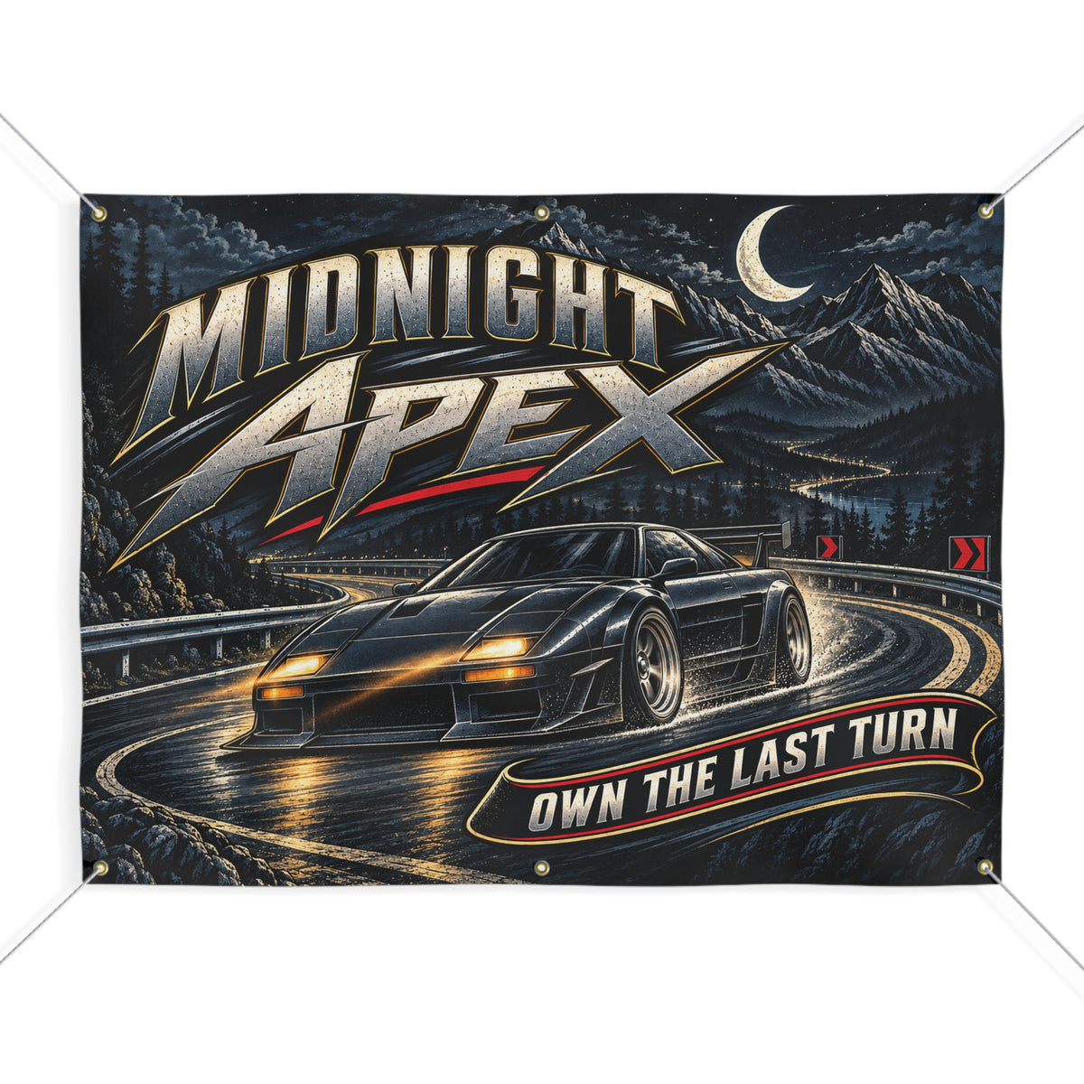 Midnight Apex Garage Banner