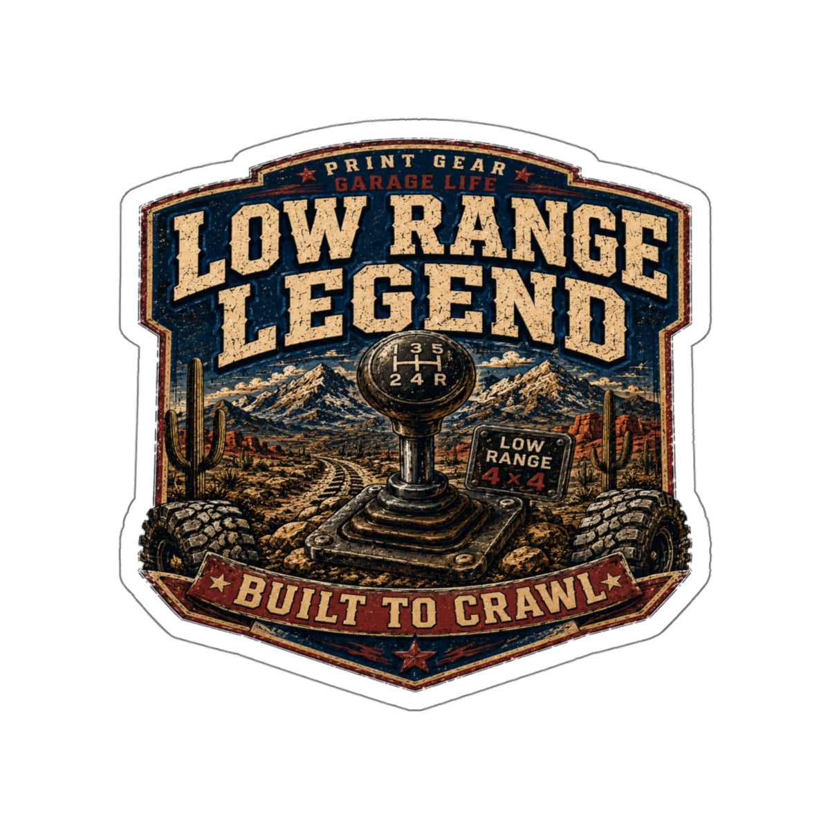 Low Range Legend Sticker